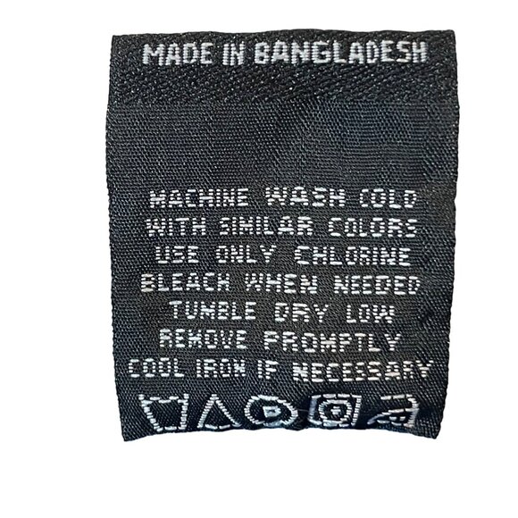 Quad Seven Boys Legend Tank Top 12/14 Blue & Black Striped Cotton - Picture 4 of 5